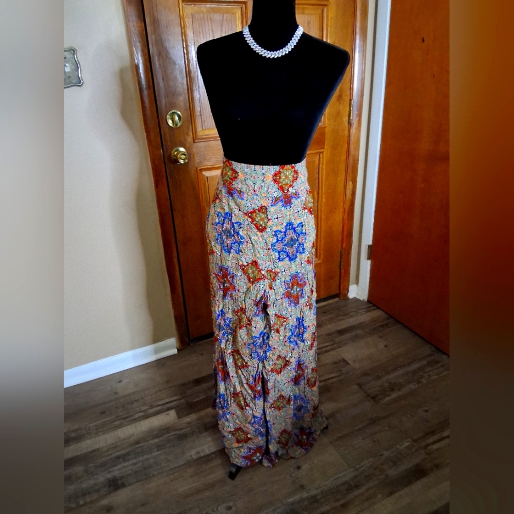 Floral Patterned Pants
